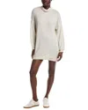 Project Social T Kai Funnel Neck Cozy Dress In White