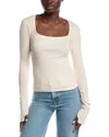 Project Social T Kami Burnout Square Neck Top In Multi