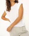 Project Social T Keeper Crew Neck Tank Top In White