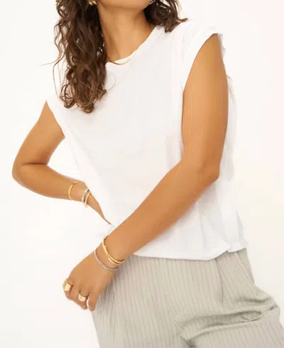 Project Social T Keeper Crew Neck Tank Top In White