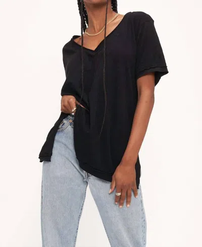 Project Social T Knock Out Short Sleeve Tee In Black