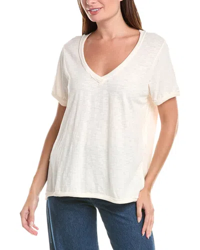 Project Social T Knock Out V-neck T Shirt In Tan