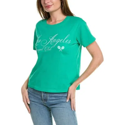 Project Social T La Racquet Club Tee In Emerald In Green
