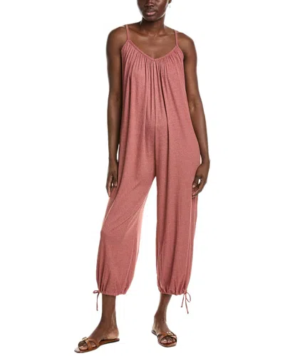 Project Social T Let's Bounce Shirred Strappy Jumpsuit