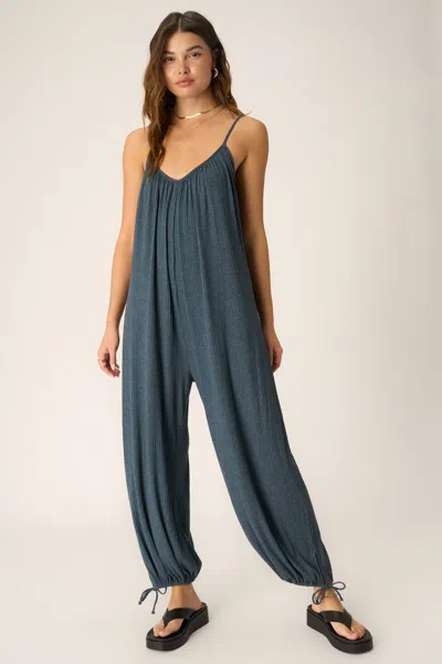 PROJECT SOCIAL T LET'S BOUNCE SHIRRED STRAPPY JUMPSUIT