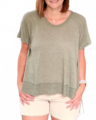 Project Social T Lina Top In Rosemary In Green