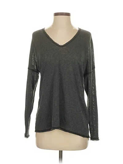 Pre-owned Project Social T Long Sleeve T-shirt In Gray