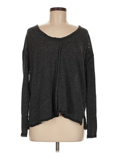 Pre-owned Project Social T Long Sleeve T-shirt In Gray