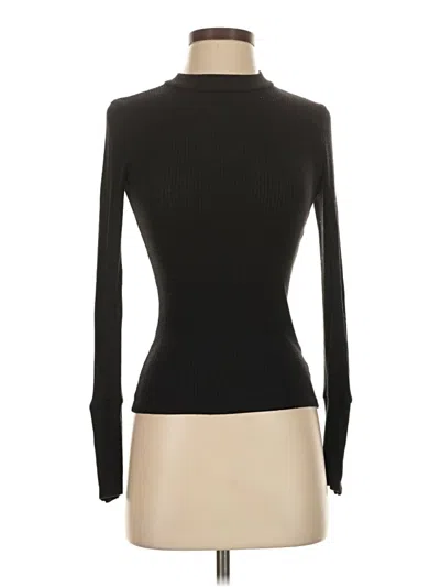 Pre-owned Project Social T Long Sleeve Turtleneck In Black