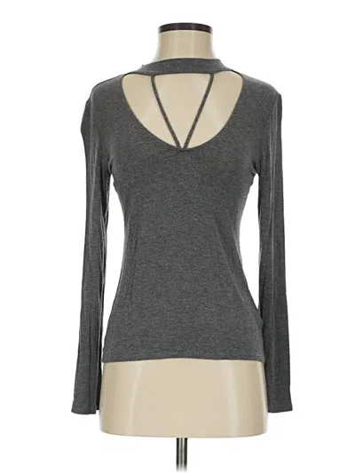 Pre-owned Project Social T Long Sleeve Turtleneck In Gray