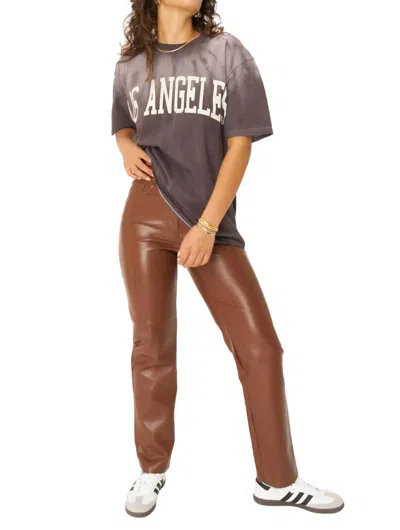 Project Social T Los Angeles Relaxed Tee In Fade Out Black In Grey