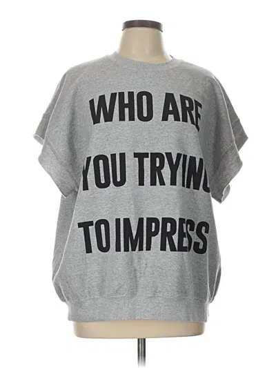 Pre-owned Project Social T Loves Urban Outfitters Poncho In Gray