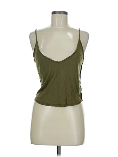 Pre-owned Project Social T Loves Urban Outfitters Tank Top Green V Neck Tops