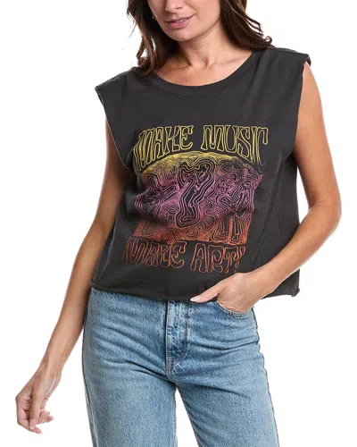 Project Social T Make Music Back-v Tank In Black