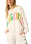 Project Social T Margarita Sweatshirt In Vintage White In Neutral