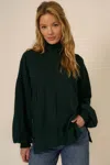 Project Social T Marina High Neck Sweatshirt In Black