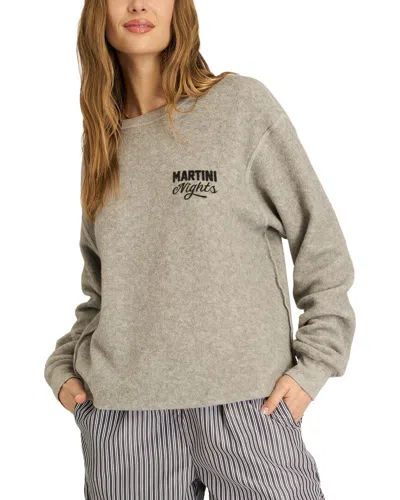 Project Social T Matcha/martini Reversible Sweatshirt In Gray