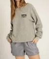 Project Social T Matcha/martini Reversible Sweatshirt In Heather Grey