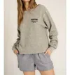 Project Social T Matcha/martini Reversible Sweatshirt In Heather Grey In Grey