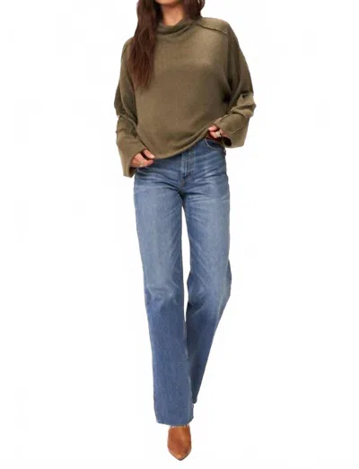 Project Social T Modern Lover Cozy Top In Alpine Moss In Multi