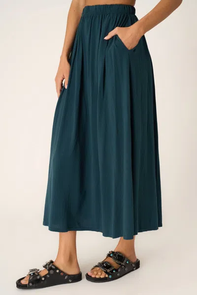 Project Social T Mykonos Volume Skirt In Blue