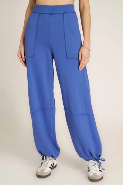 Project Social T Mystic Parachute Terry Jogger In Blue Moon