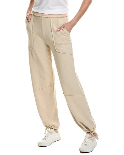 Project Social T Mystic Parachute Terry Jogger Pant In Brown