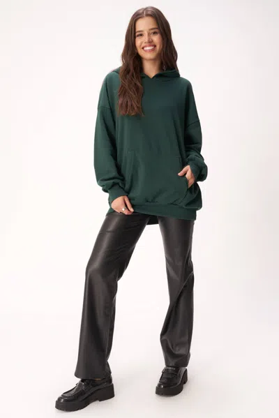 Project Social T Nahla Oversized Hoodie In Green