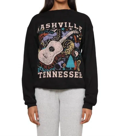 Project Social T Nashville Sweatshirt In Black Multi