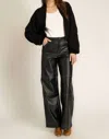 Project Social T Nieves Seamed Shrug In Black In Black