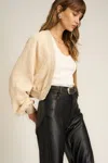 Project Social T Nieves Seamed Shrug In Multi