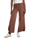 Project Social T Nigel Pleated Wide Leg Pant In Brown