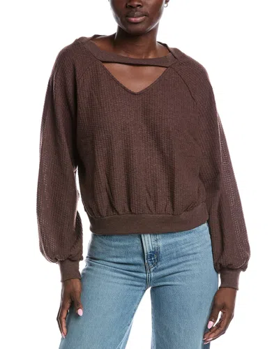 PROJECT SOCIAL T PROJECT SOCIAL T NIGHT & DAY CUT OUT COZY THERMAL TOP