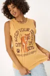 Project Social T No Mitts Tank In Yellow