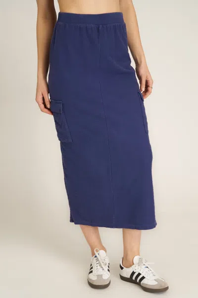 Project Social T No Secrets Maxi Skirt In Blue