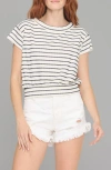 Project Social T Osper Textured Stripe Top In Multi