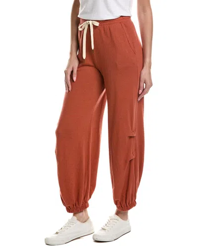 Project Social T Other Side Terry Jogger Pant In Brown