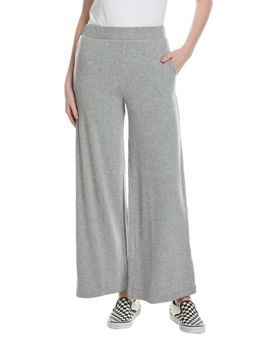 Project Social T Paradise Cozy Wide Leg Pant In Grey
