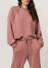 Project Social T Paris Raglan Sweatshirt In Rose Taupe In Pink