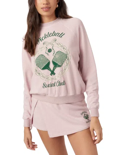 Project Social T Pickleball Social Club Sweatshirt In Animal Print