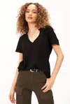 Project Social T Plata Notched Tee In Black