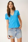 Project Social T Plata Notched Tee In Purple