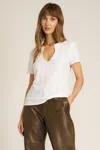 Project Social T Plata Notched Tee In White