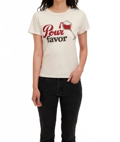 Project Social T Pour Favor Short Sleeve Tee In Vintage White