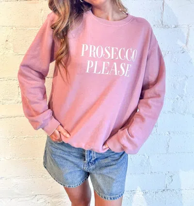 Project Social T Project Social Prosseco/paloma Reversible Sweatshirt In Palevioletred