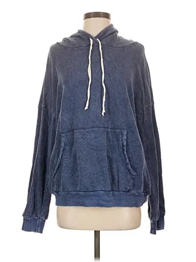 Pre-owned Project Social T Pullover Hoodie In Blue