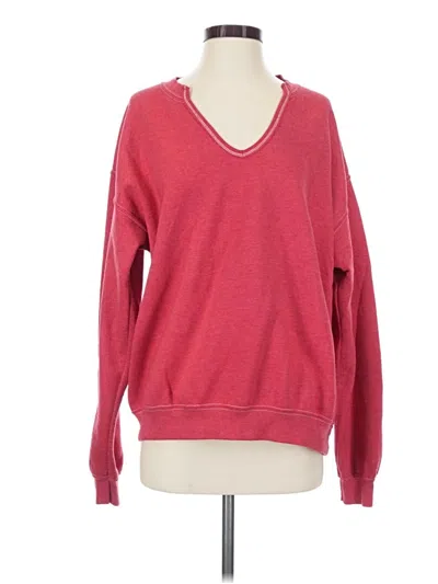 Pre-owned Project Social T Pullover Sweater In Red