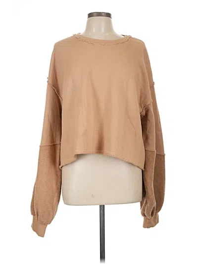 Pre-owned Project Social T Pullover Sweater In Tan