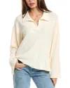 Project Social T Raven Collared Cozy Rib Pullover In Neutral