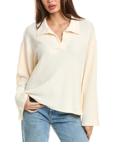 PROJECT SOCIAL T PROJECT SOCIAL T RAVEN COLLARED COZY RIB PULLOVER